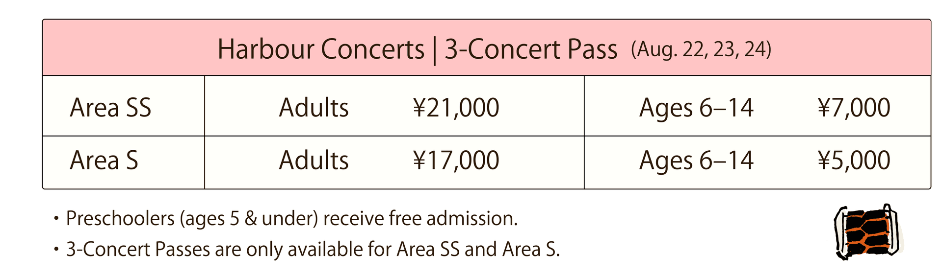 HC 3 Concert Pass