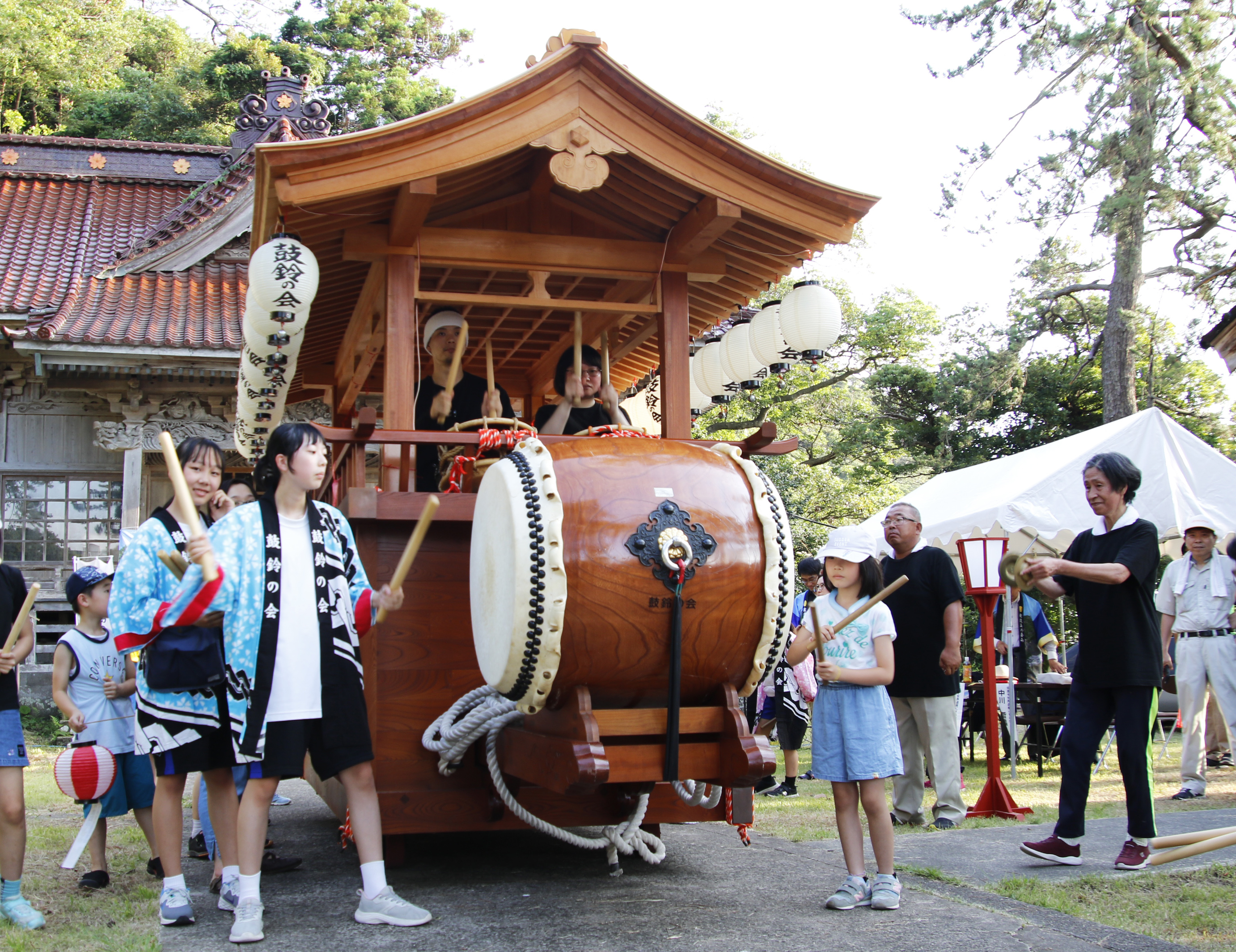 鼓鈴の会、鼓童