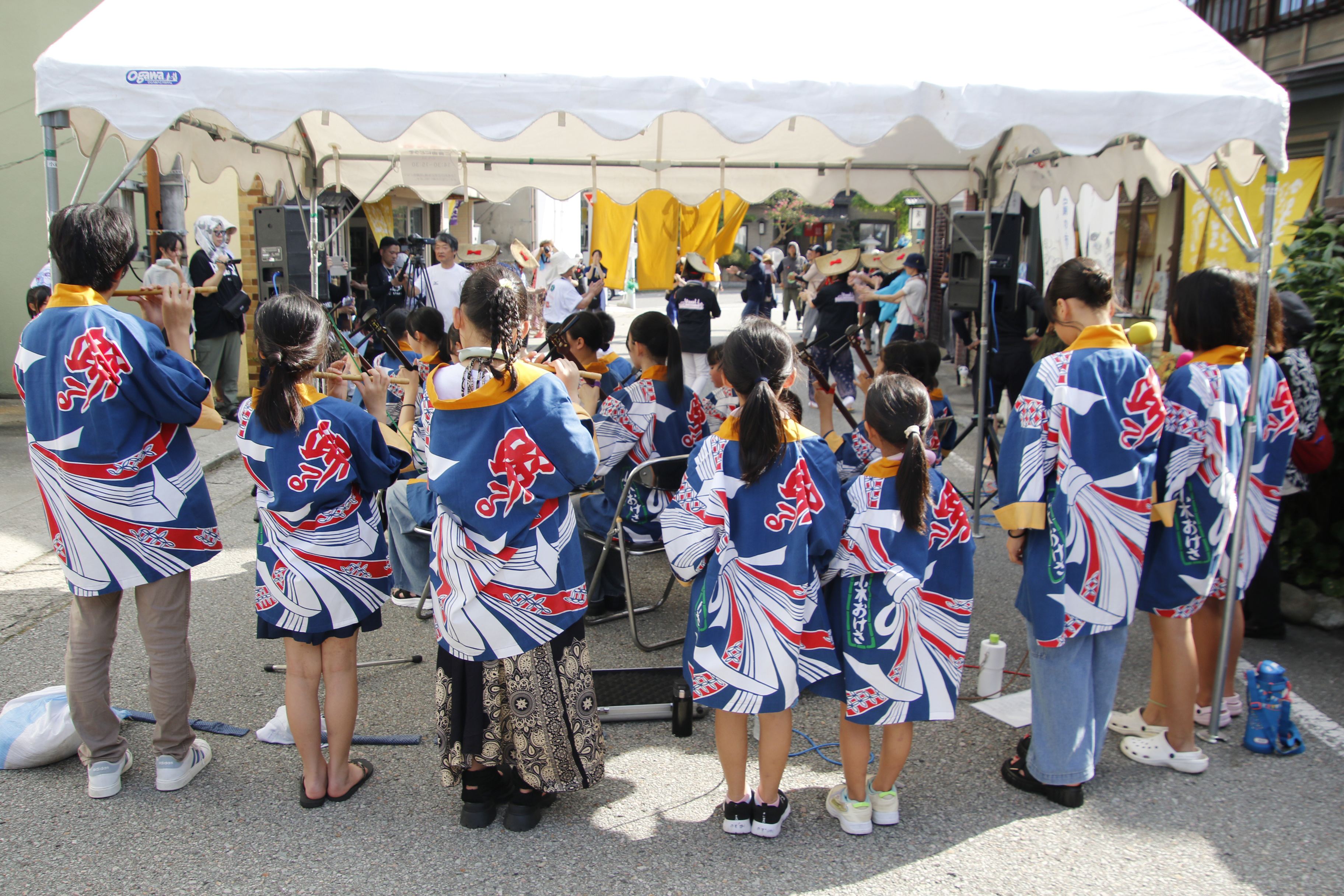 小木おけさ子ども連と一緒に踊ろう!2