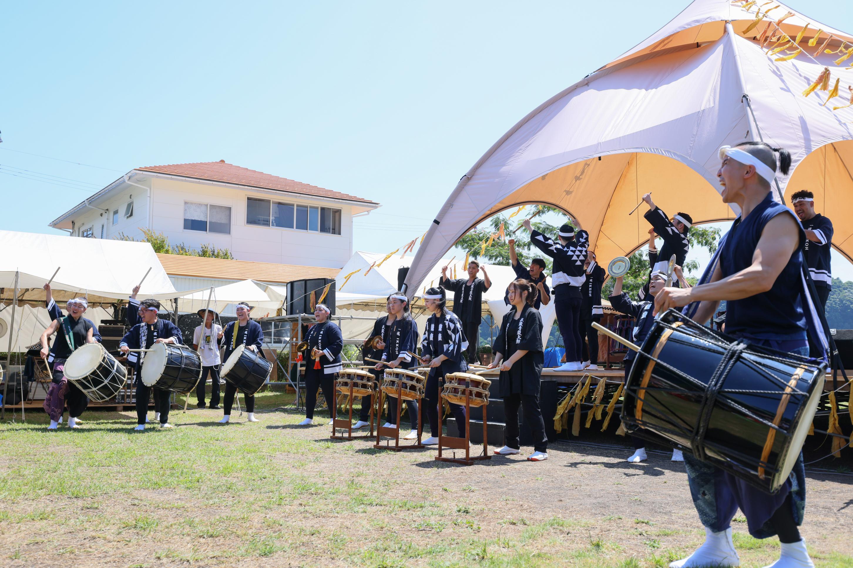 ちょこっと太鼓フェス遠景